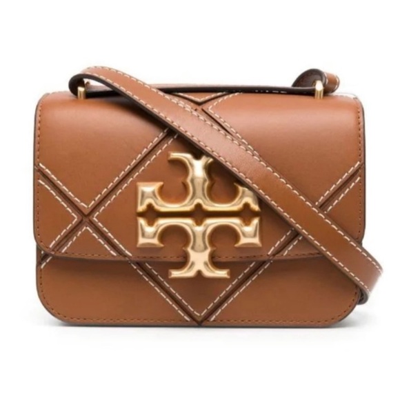 Tory Burch Handbags - Tory Burch Eleanor diamond vachetta convertible shoulder bag